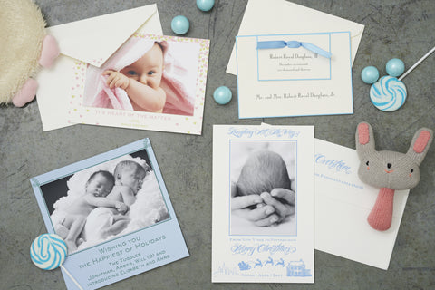 Share the wonderful news of your new arrival with everyone. Design gorgeous paper for your baby!