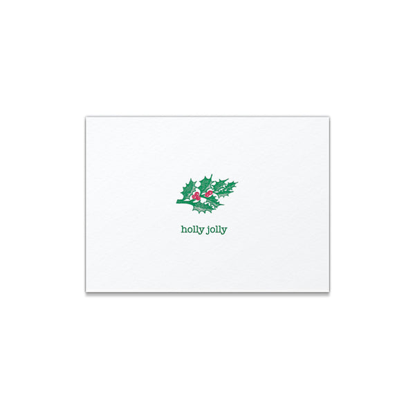 Holly Merry Holiday Note Cards