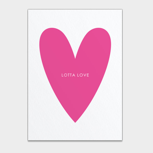 'Lotta Love' Valentine's Day Note Card