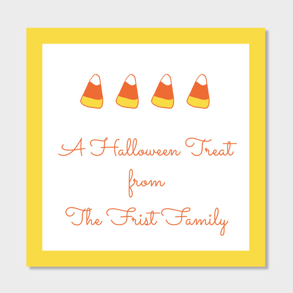 Candy Corn Gift Stickers