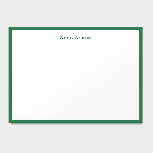 Classic Green Stationery