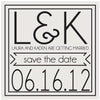 Laura & Kaden Save The Date Stamp