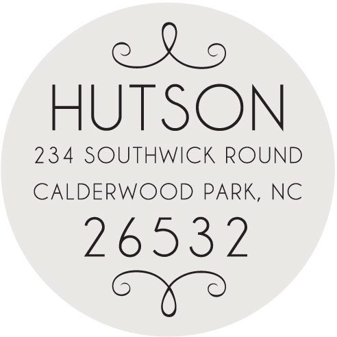 The Hutson Round Stamp