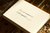 Classic Script Escort Cards