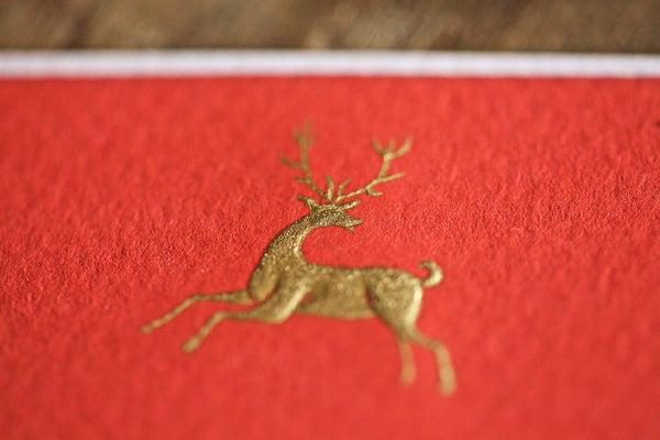 Engraved Holiday Deer Enclosures