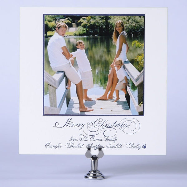 Classic Navy Holiday Card