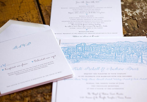 Custom design-savvy and sophisticated wedding rehearsal dinners invitations, Save the Dates, showers, engagement parties, and bespoke stationery. We are uniquely able to design for your vision of your special day.  