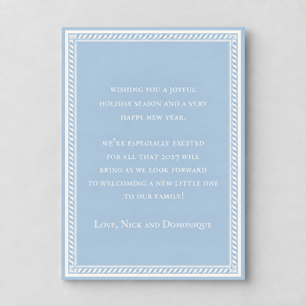 Joy to the World Holiday Card — 5" x 7" Flat Print