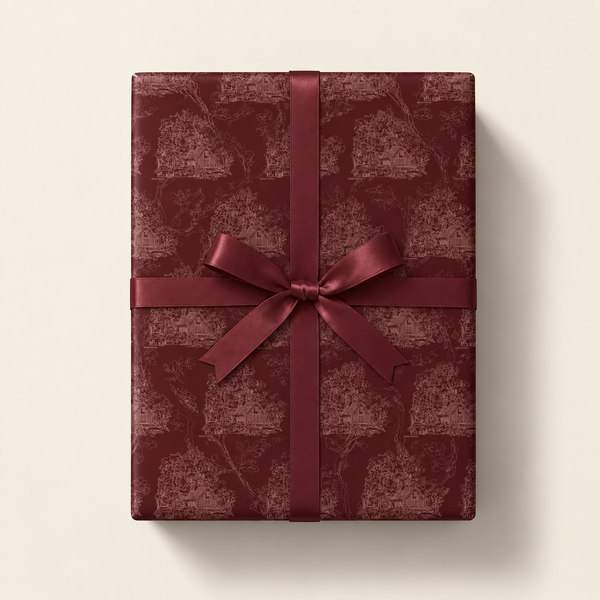 Holiday Toile Wrapping Paper