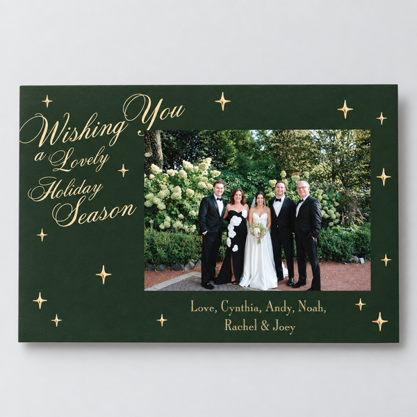 Park Avenue Holiday Card — 5.5" x 8.5" Flat Print