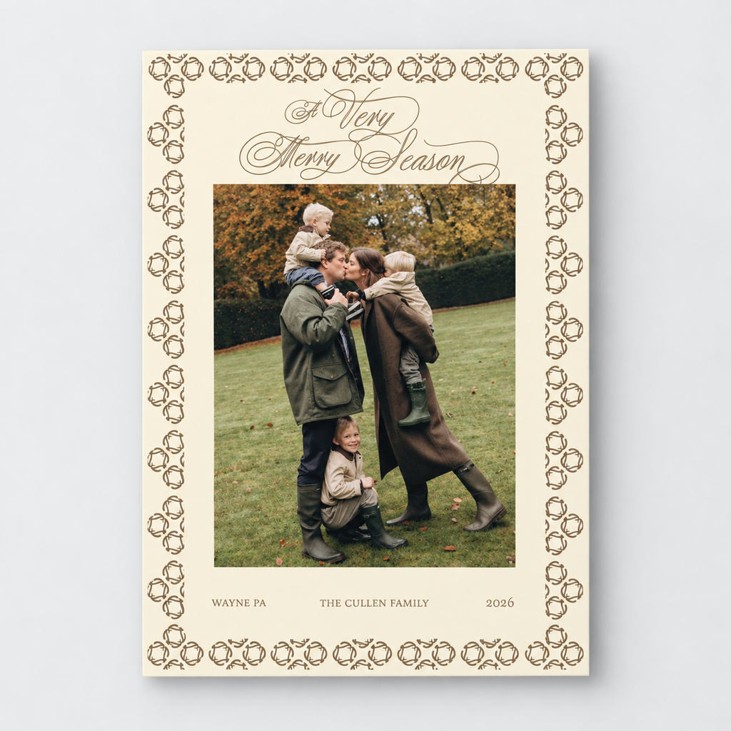Countryside Holiday Card — 5" x 7" Flat Print