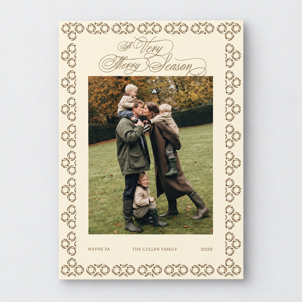 Countryside Holiday Card — 5" x 7" Flat Print