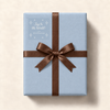Joy to the World Blue Gift Stickers