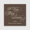 Countryside Brown Gift Stickers