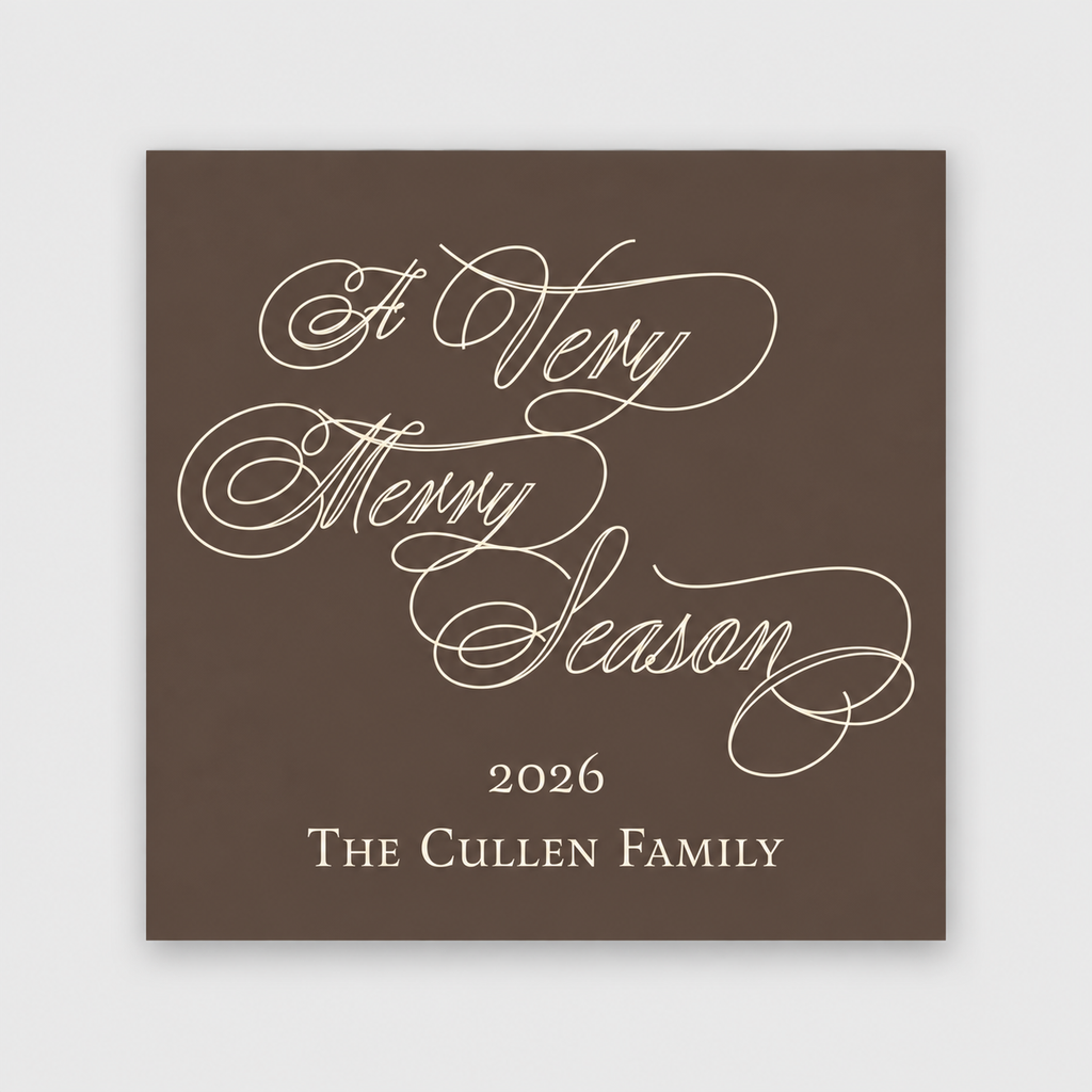 Countryside Brown Gift Stickers