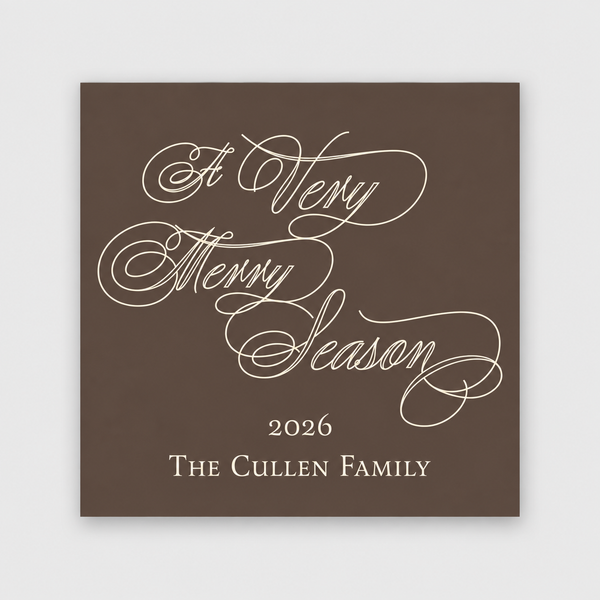 Countryside Brown Gift Stickers