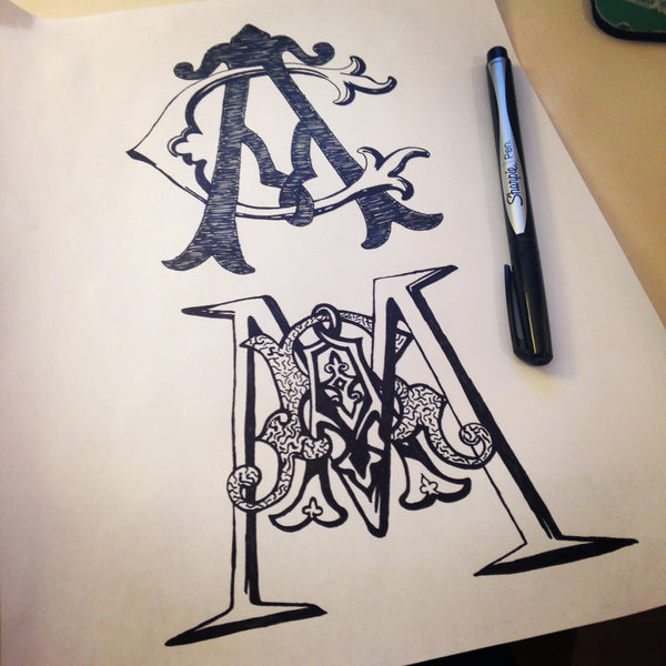 Custom Monogram & Crest Design