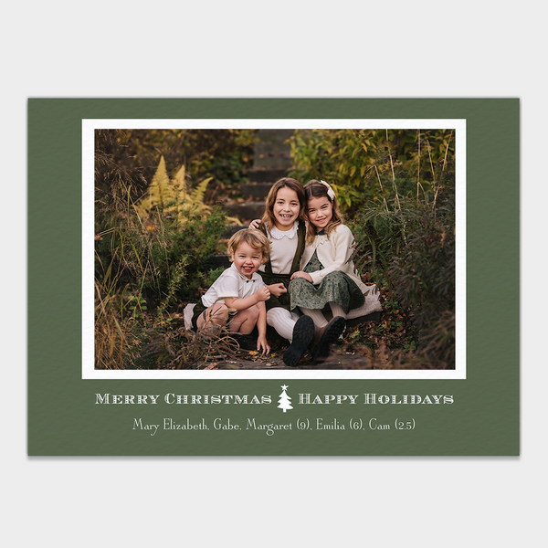 Emerald Holiday Card