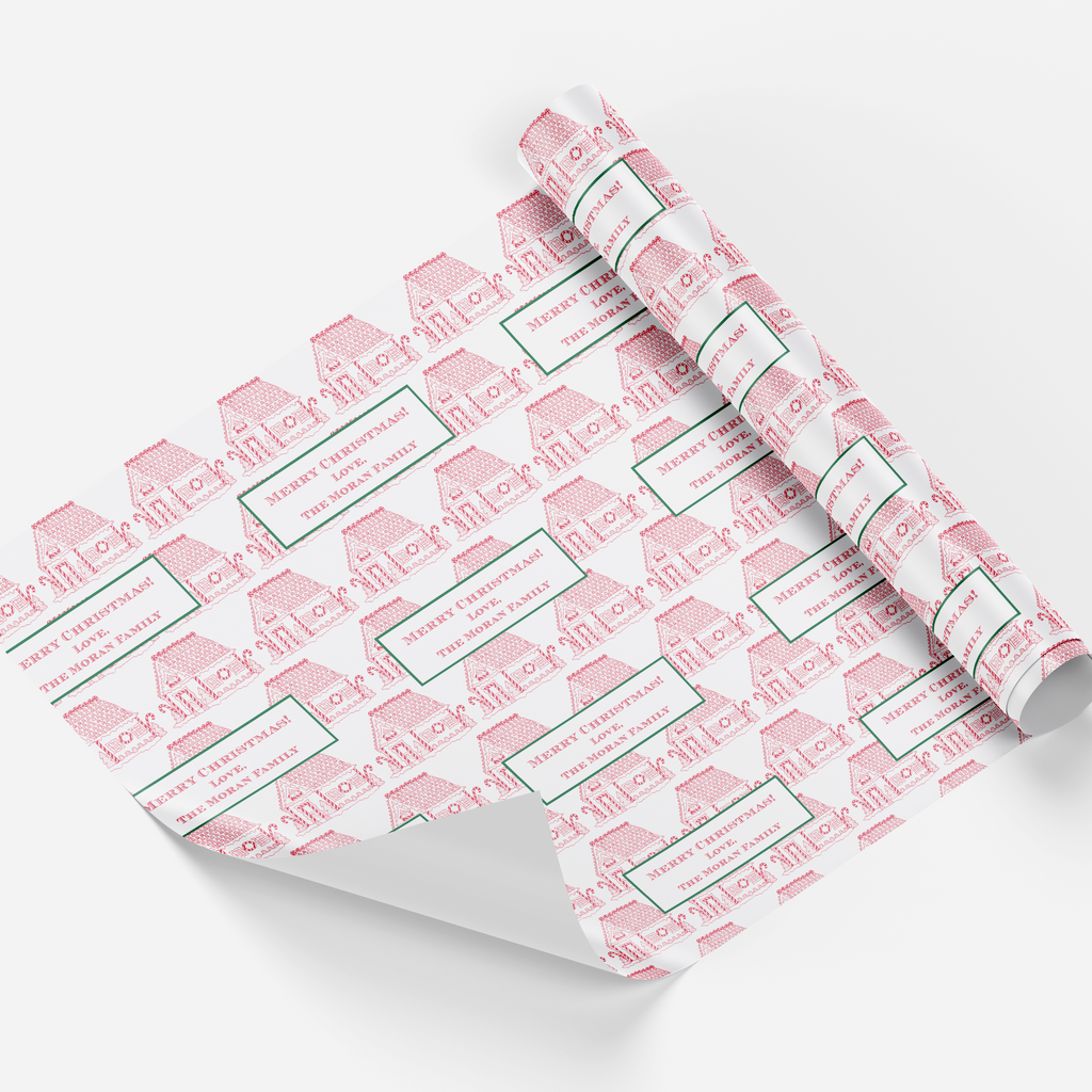 Gingerbread House Wrapping Paper