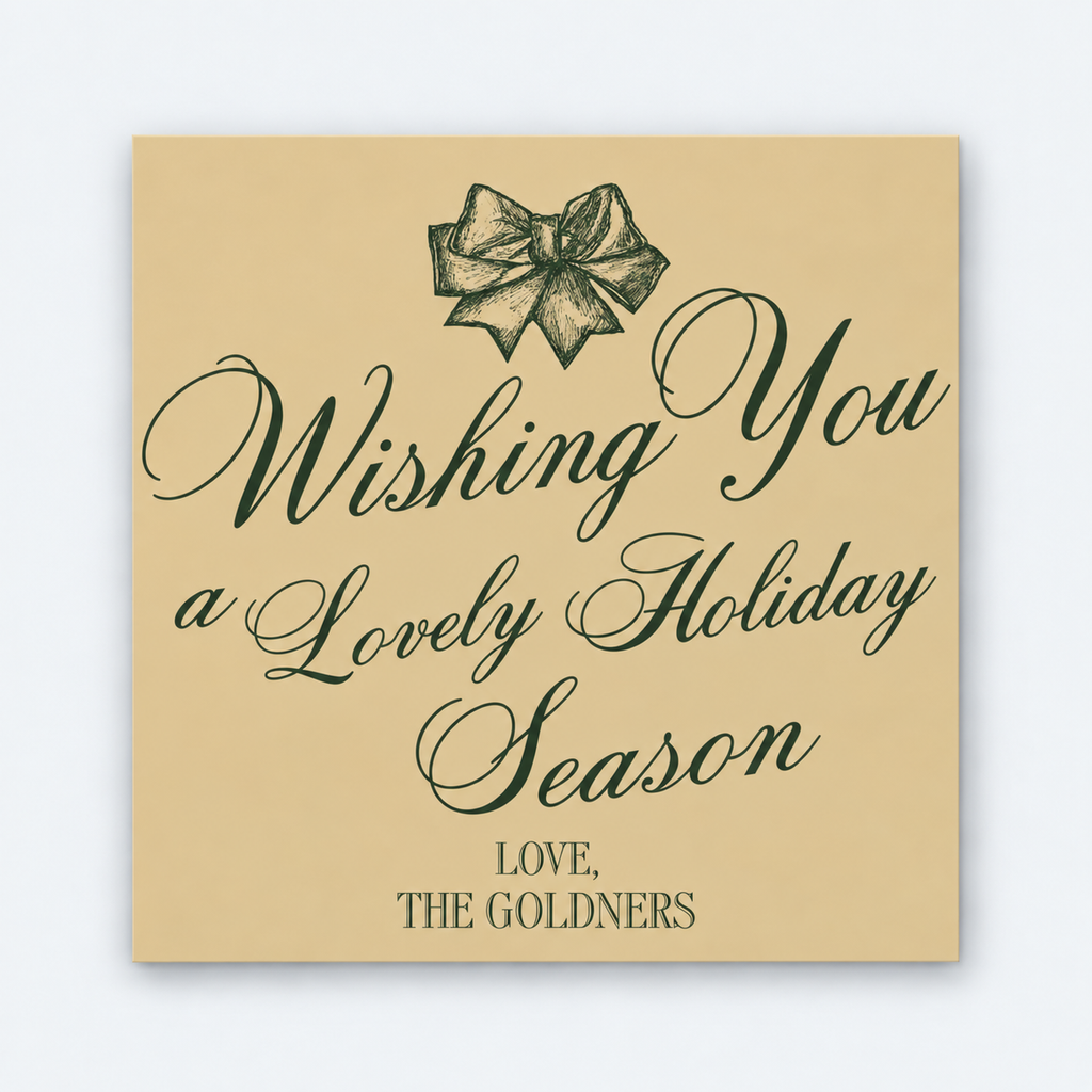 Park Avenue Gold Gift Stickers