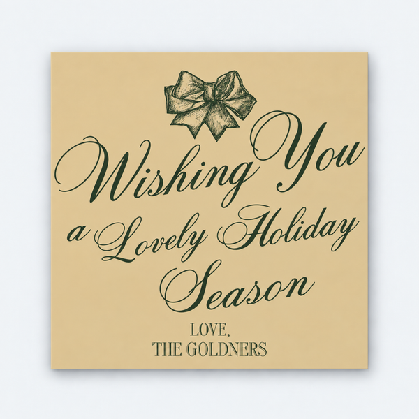 Park Avenue Gold Gift Stickers