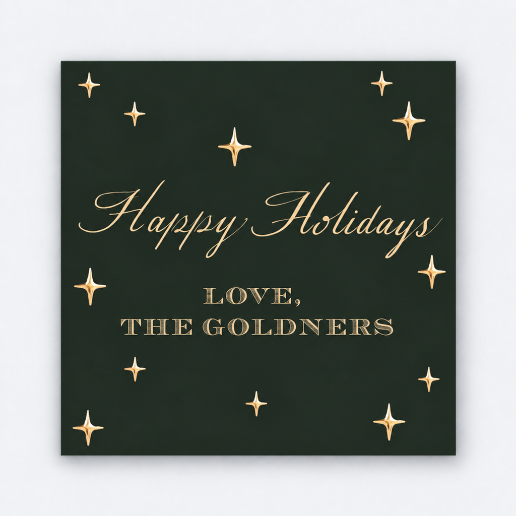 Park Avenue Green Gift Stickers