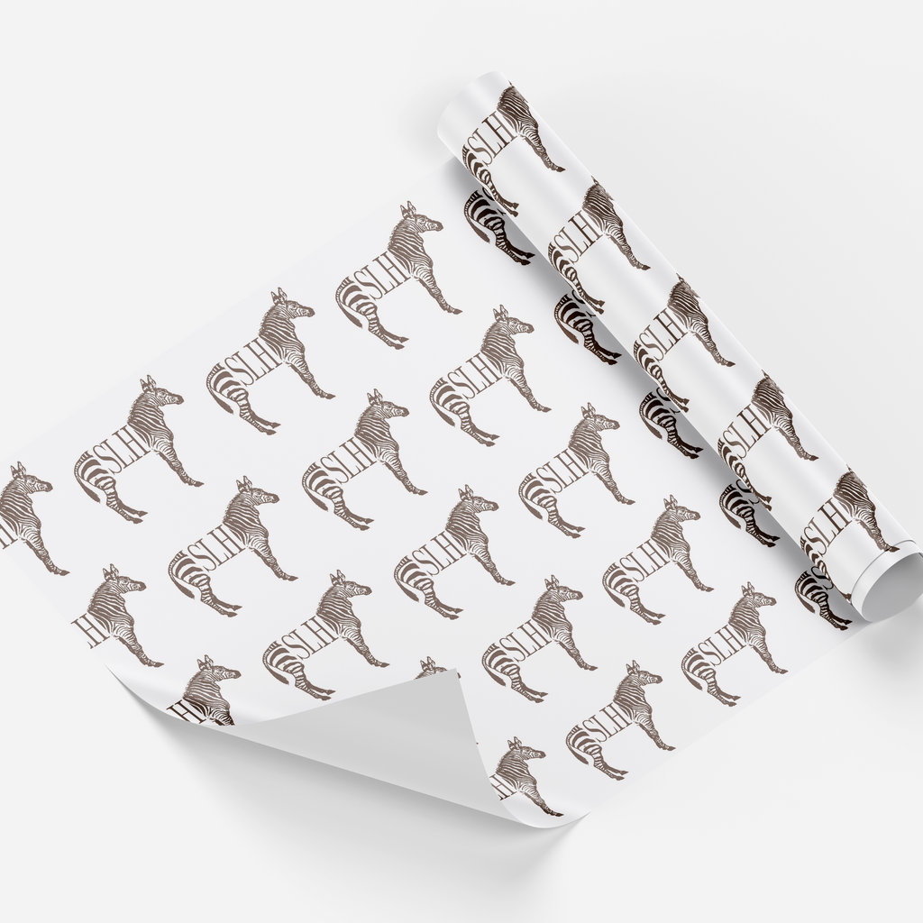 Zebra Wrapping Paper