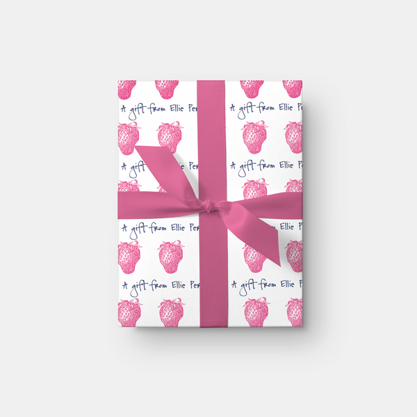 Strawberry Wrapping Paper