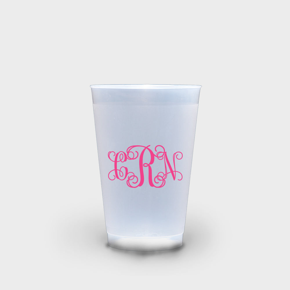 Vine Monogram Roadie Cups 16 oz