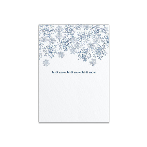 Snowflakes Note Cards