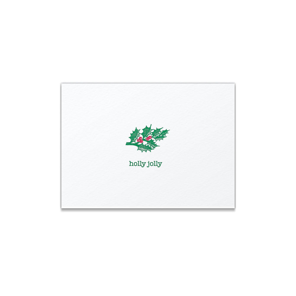 Holly Merry Holiday Note Cards