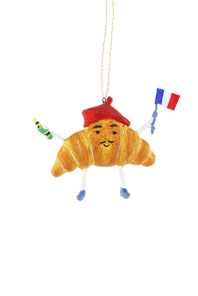Cody Foster Monsieur Croissant Ornament