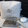 Custom Embroidered Waffle Cosmetic Case