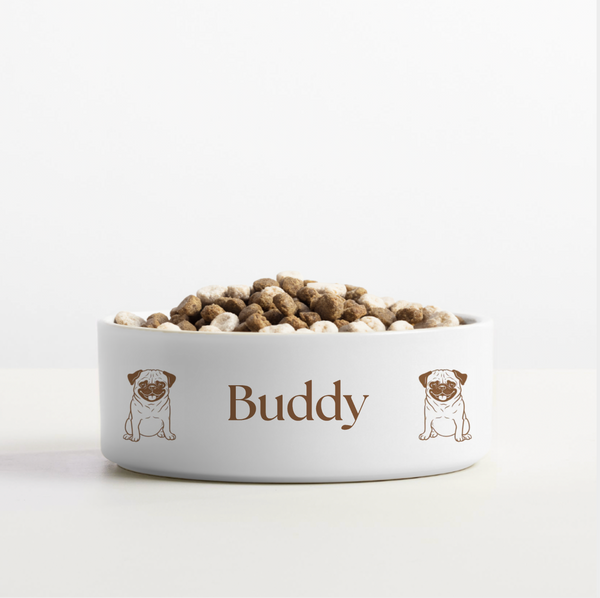 Pug Pet Bowl