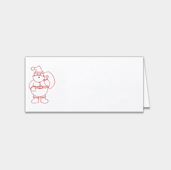 Santa Place Cards