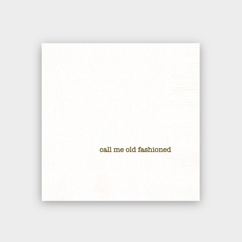Custom Cocktail Napkin - Old Fashioned