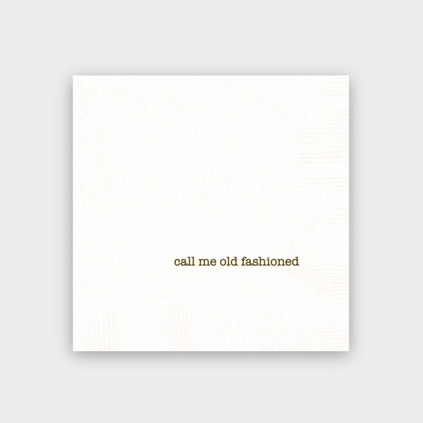 Custom Cocktail Napkin - Old Fashioned