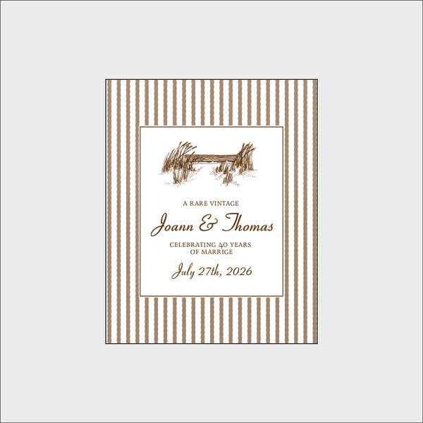 Coastal Dunes Wine Label