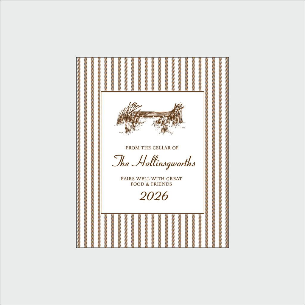 Coastal Dunes Wine Label