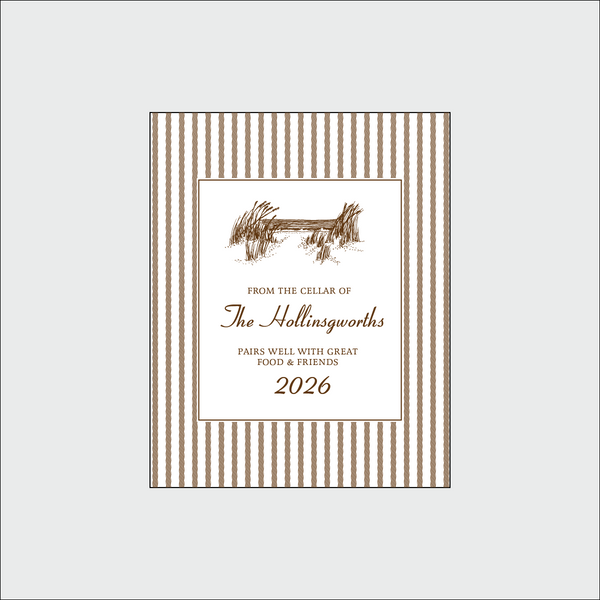 Coastal Dunes Wine Label