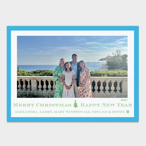 Teal Tidings Holiday Card