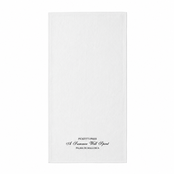 Custom Embroidered Beach Towel