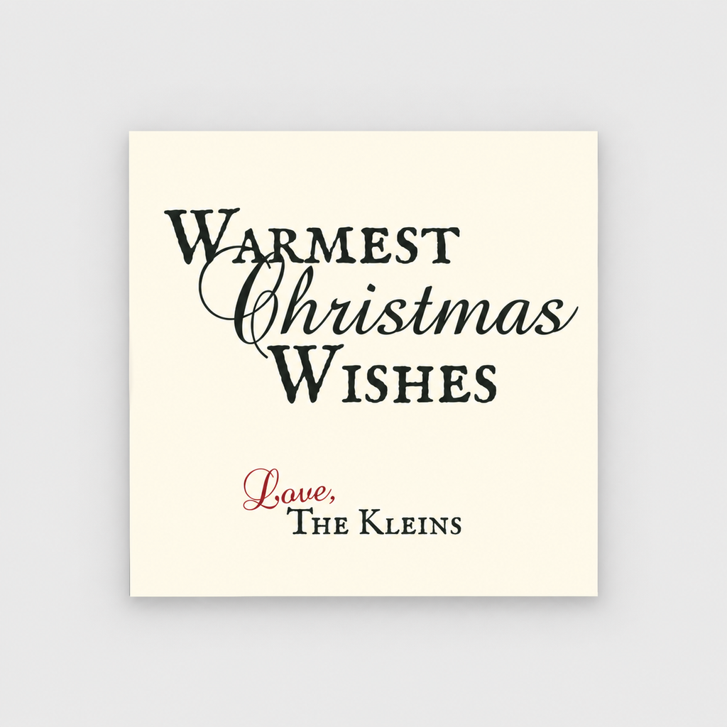 Christmas Wishes White Gift Stickers