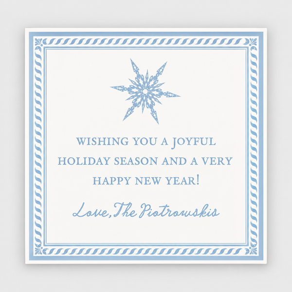 Joy to the World White Gift Stickers