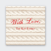 With Love White Gift Stickers