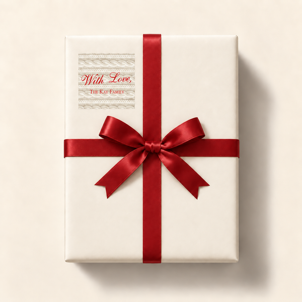 With Love White Gift Stickers