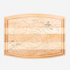 Amagansett Map Cutting Board