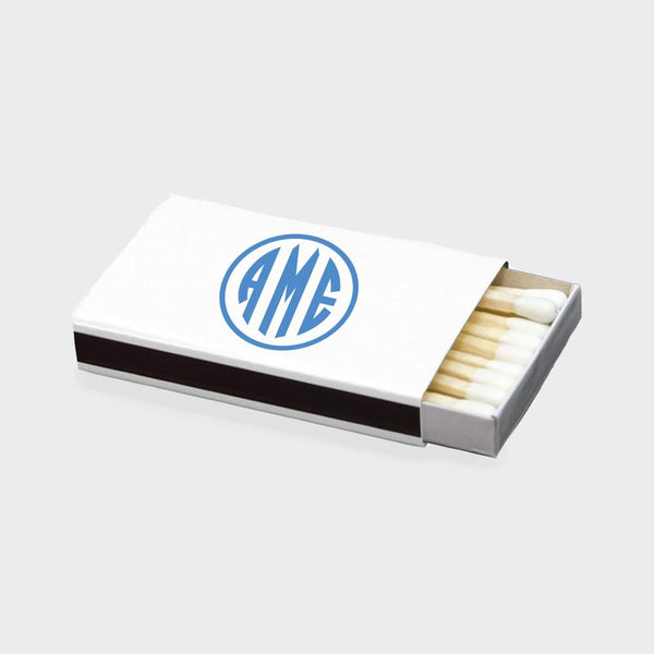 Blue Monogram Matchbox