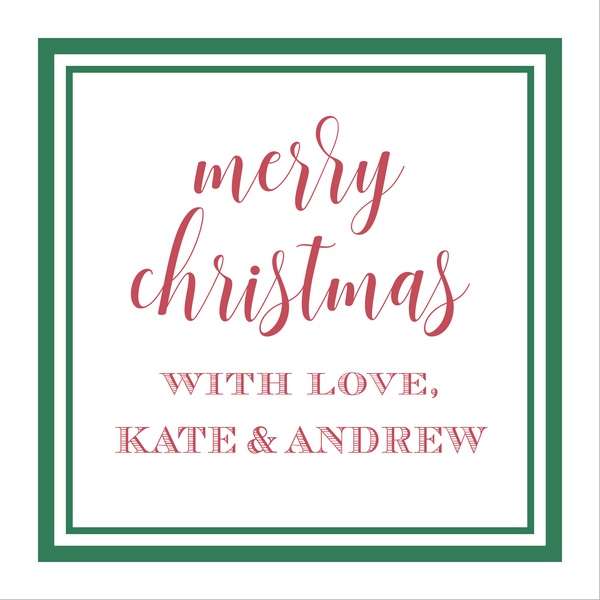 Christmas With Love Gift Stickers
