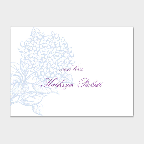 Hydrangea Enclosure Cards